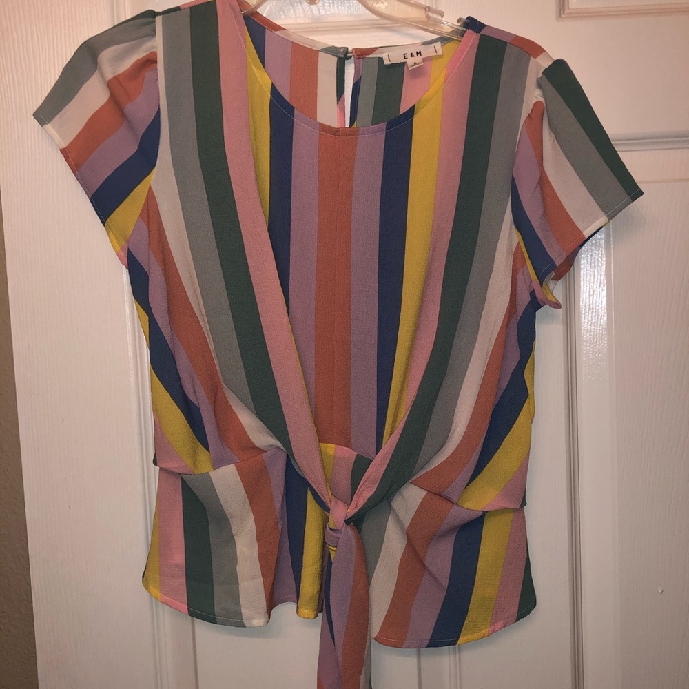 pop of color business shirt